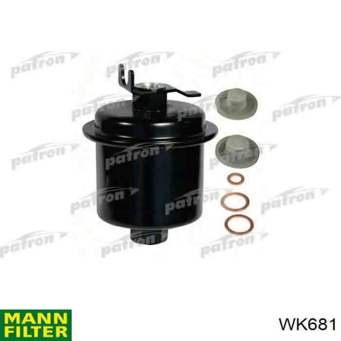 WK681 Mann-Filter фільтр паливний