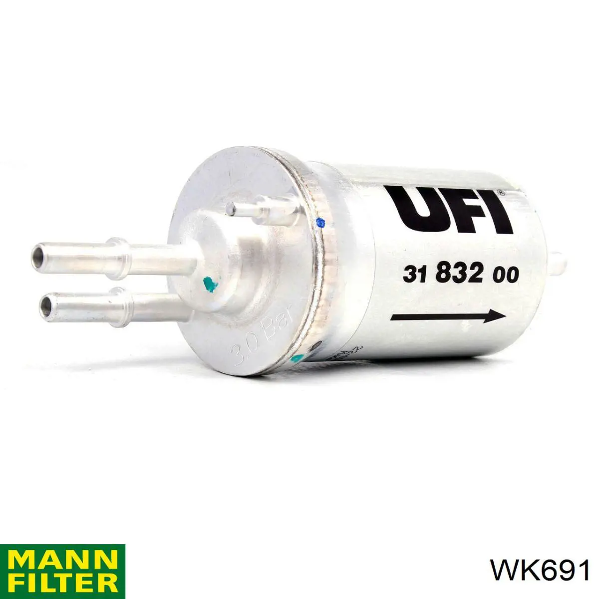 Фільтр паливний Mann-Filter WK691