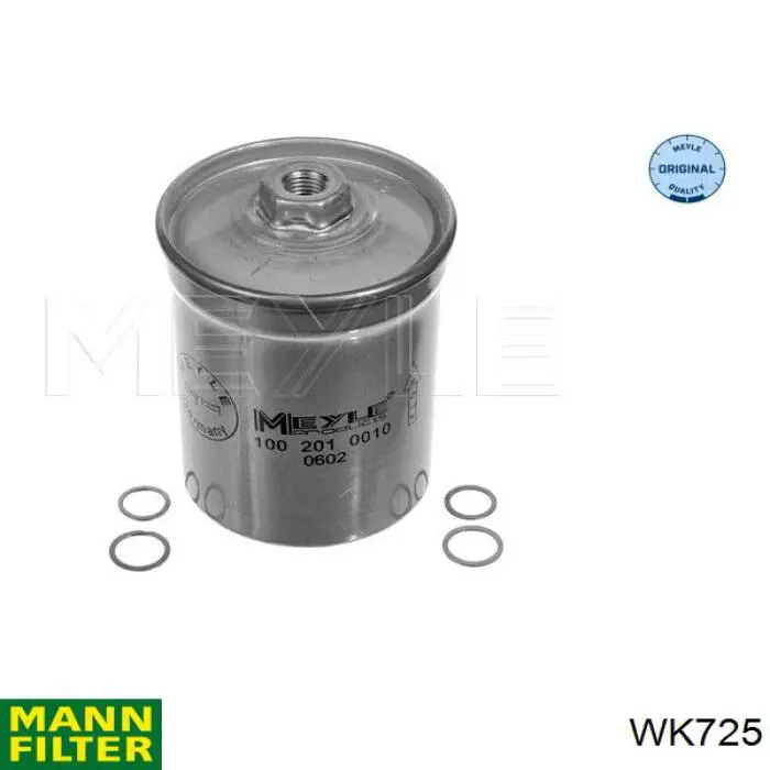 Фільтр тонкого очищення палива Mann-Filter WK725 ціна, від 16.33 USD