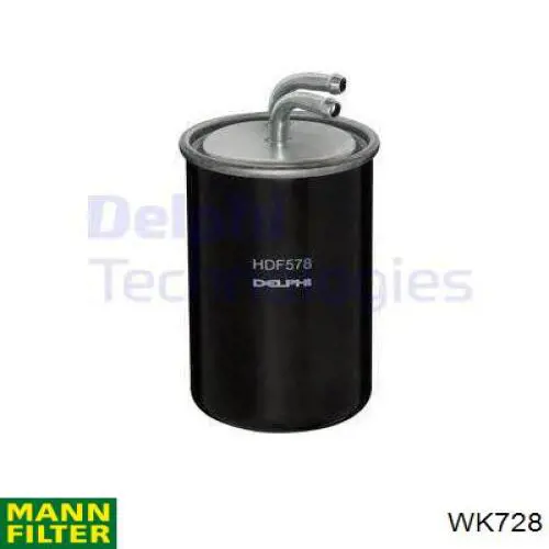 Купити WK728 Mann-Filter Фільтр-відстійник палива грубої очистки