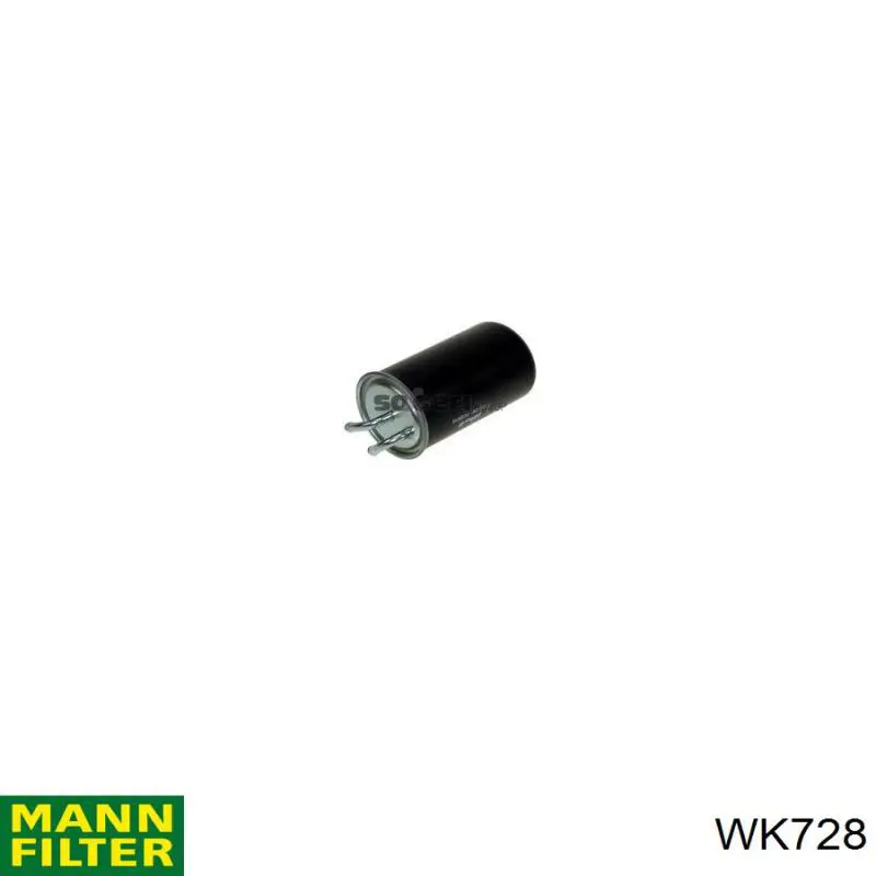Паливний фільтр WK728 Mann-Filter