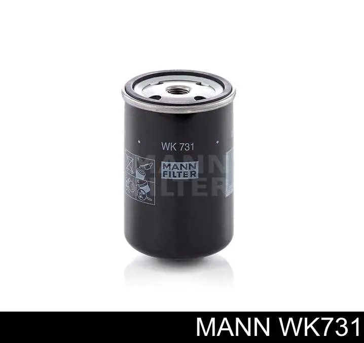 Фільтр тонкого очищення палива Mann-Filter WK731 ціна, від 7.70 USD