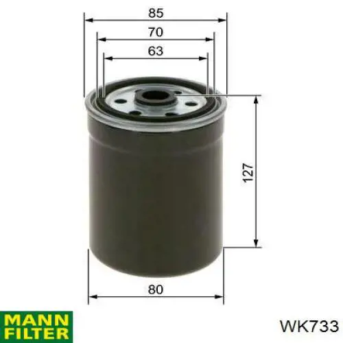 WK733 Mann-Filter фільтр паливний