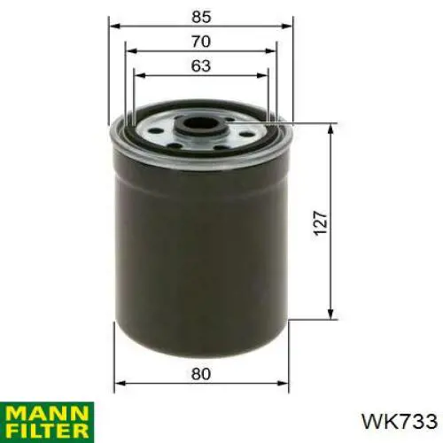 Фільтр паливний WK733 Mann-Filter