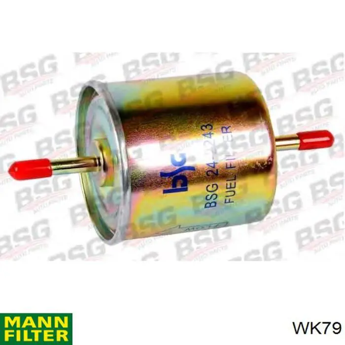 Фільтр тонкого очищення палива Mann-Filter WK79 ціна, від 7.42 USD