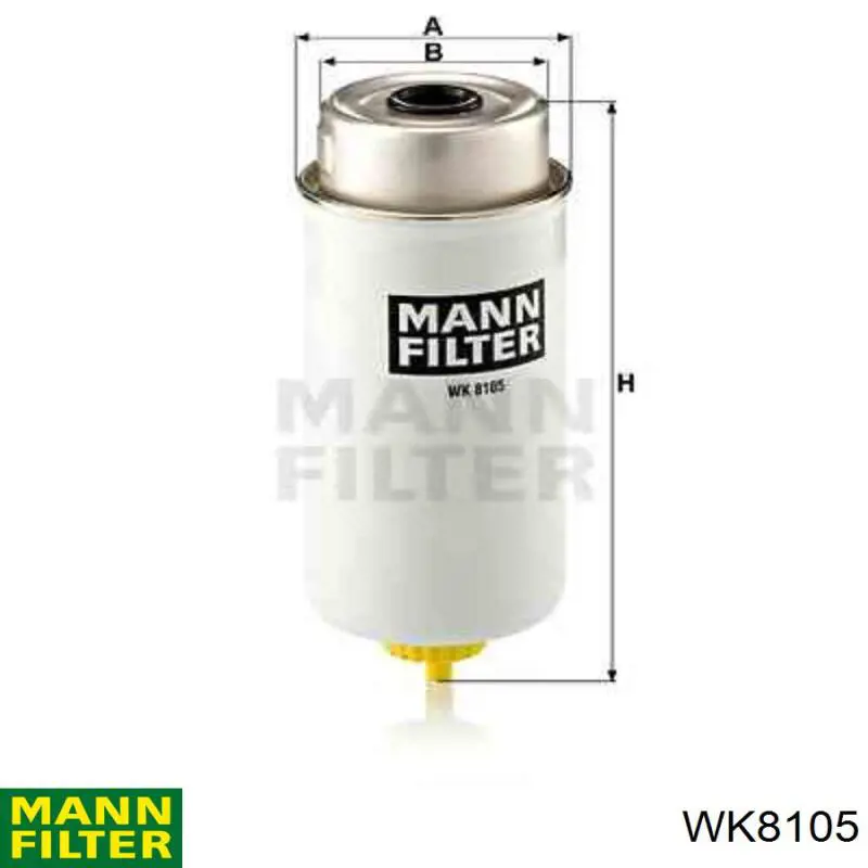 Купити WK8105 Mann-Filter Фільтр-відстійник палива грубої очистки