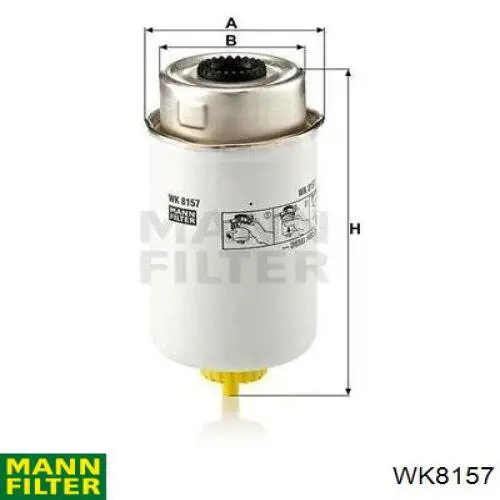 WK8157 Mann-Filter фільтр паливний