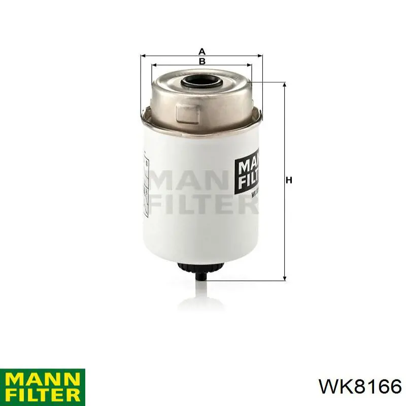 Фільтр паливний WK8166 Mann-Filter