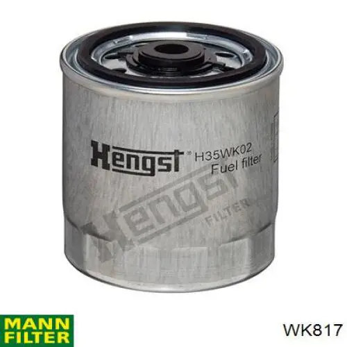 Фільтр тонкого очищення палива Mann-Filter WK817 ціна, від 6.35 USD
