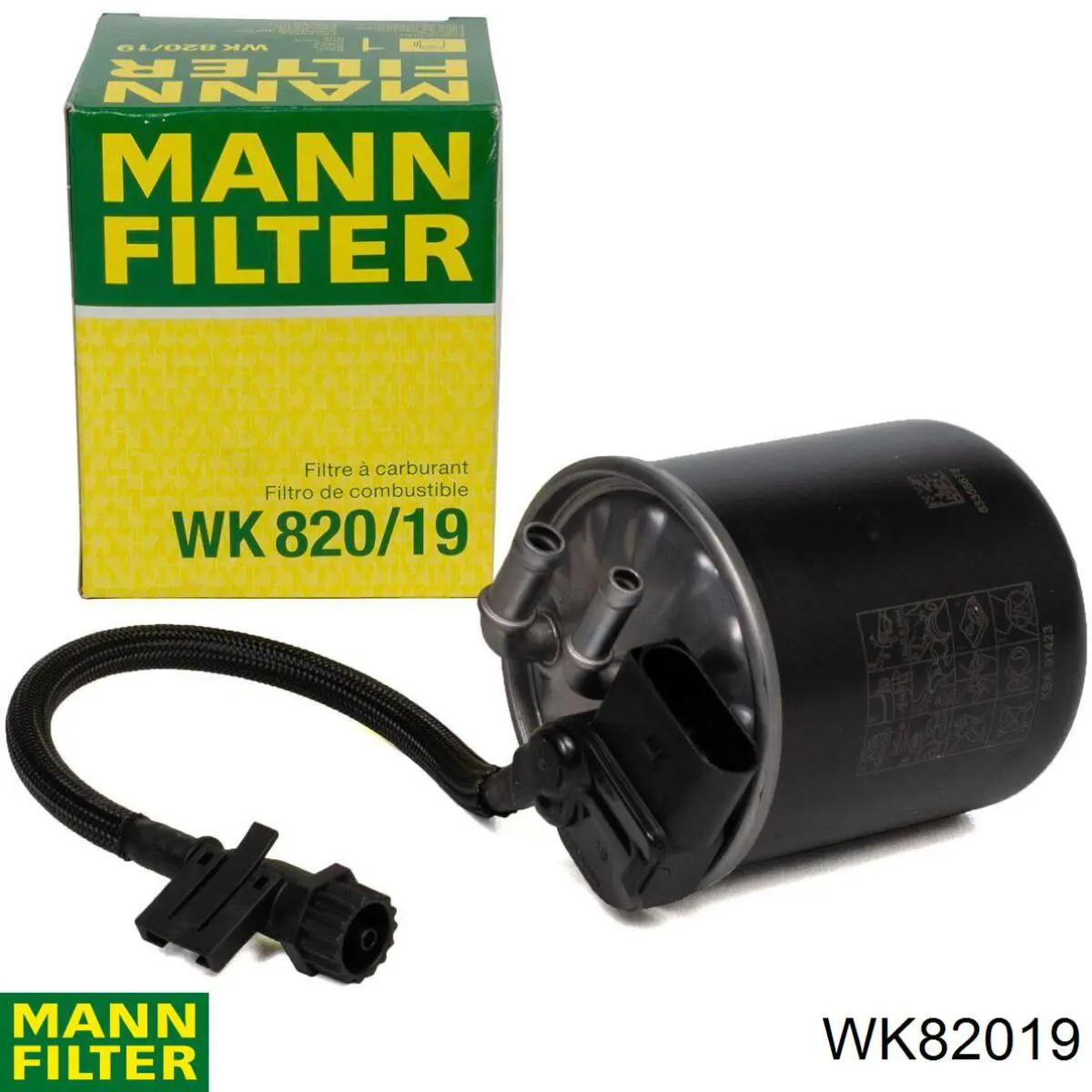 Фільтр паливний Mann-Filter WK82019