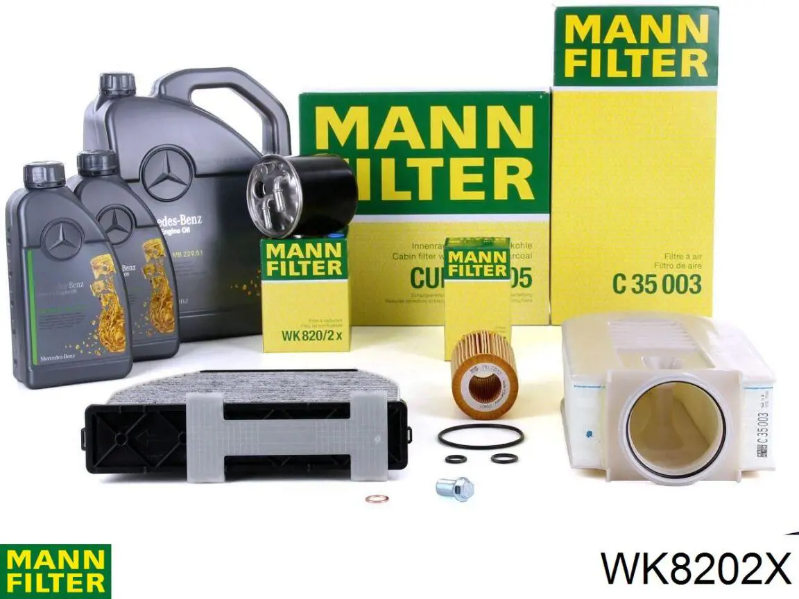 Купити WK8202X Mann-Filter Фільтр-відстійник палива грубої очистки