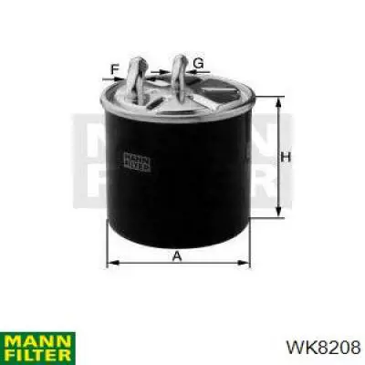 Паливний фільтр WK8208 Mann-Filter