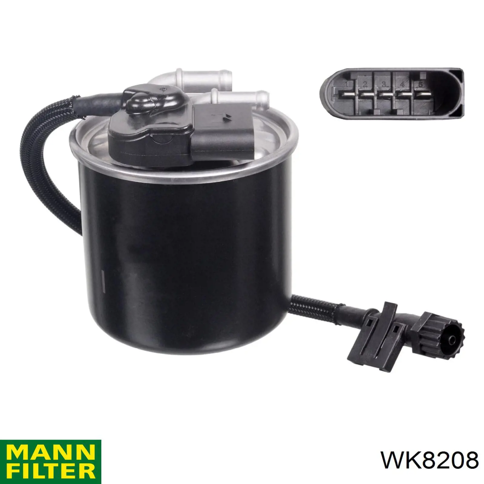 Купити WK8208 Mann-Filter Фільтр-відстійник палива грубої очистки