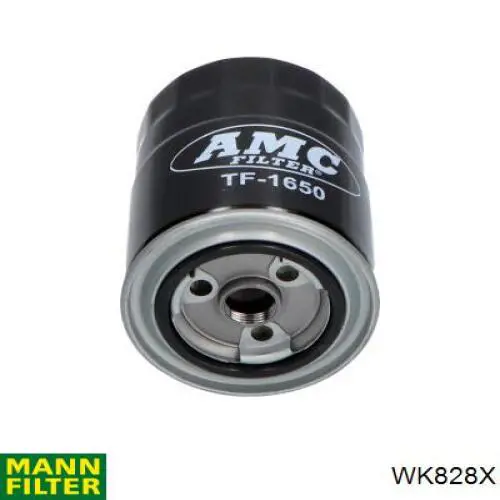 Фільтр тонкого очищення палива Mann-Filter WK828X ціна, від 13.58 USD