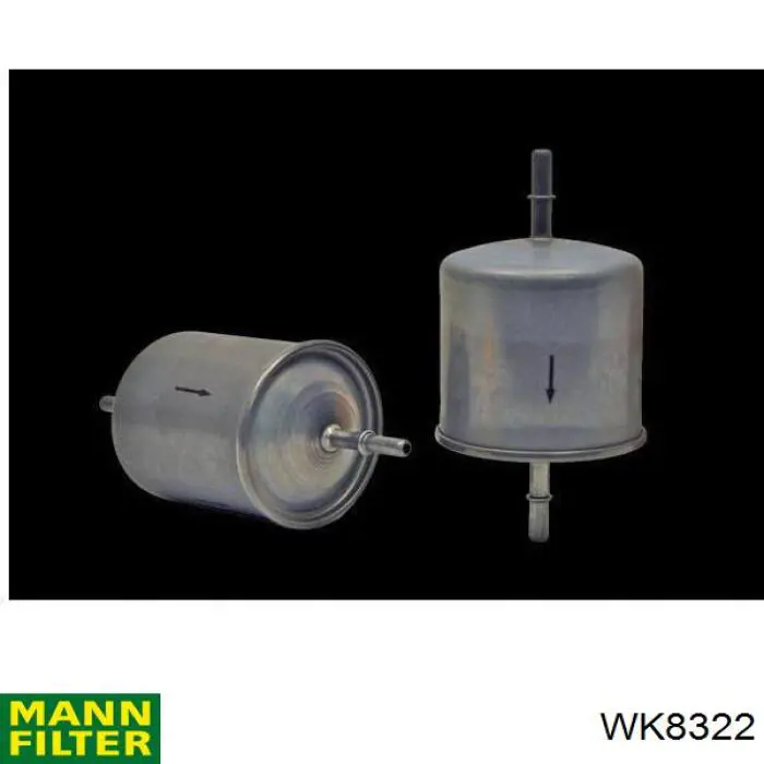 Фільтр тонкого очищення палива Mann-Filter WK8322 ціна, від 30.53 USD
