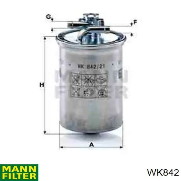WK842 Mann-Filter фільтр паливний
