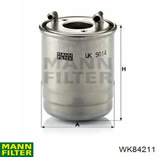 Фільтр тонкого очищення палива Mann-Filter WK84211 ціна, від 17.17 USD