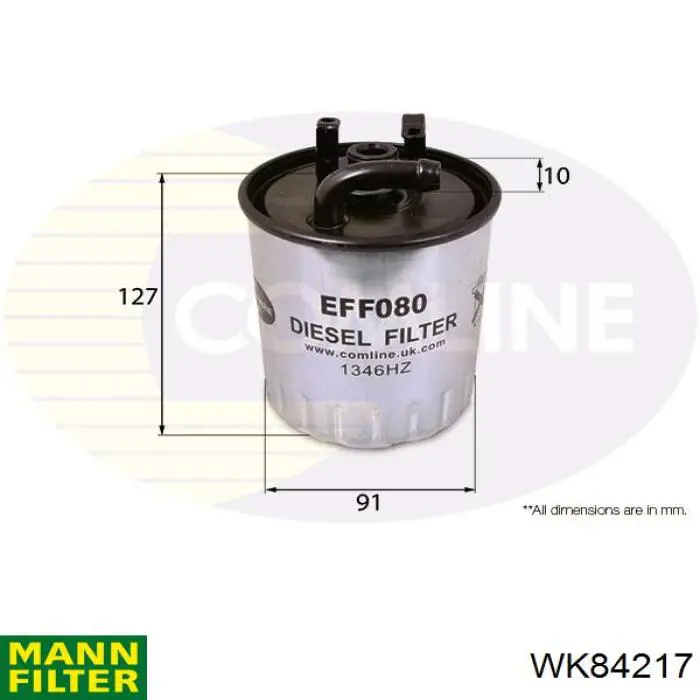 WK84217 Mann-Filter фільтр паливний