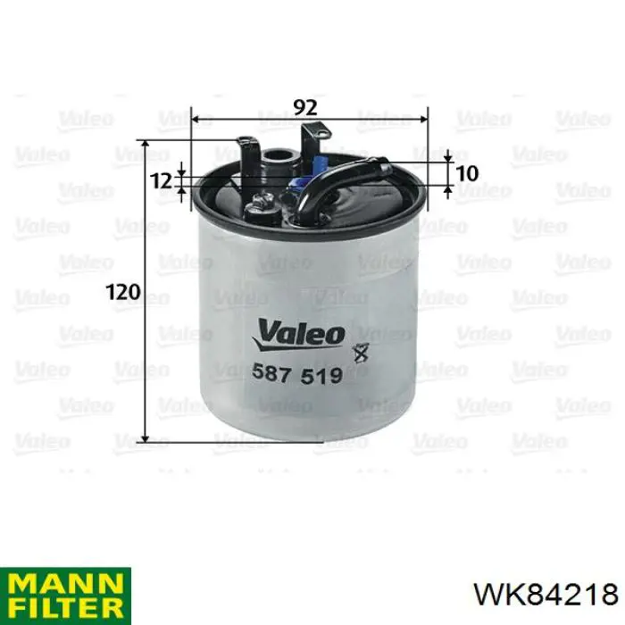 WK84218 Mann-Filter фільтр паливний