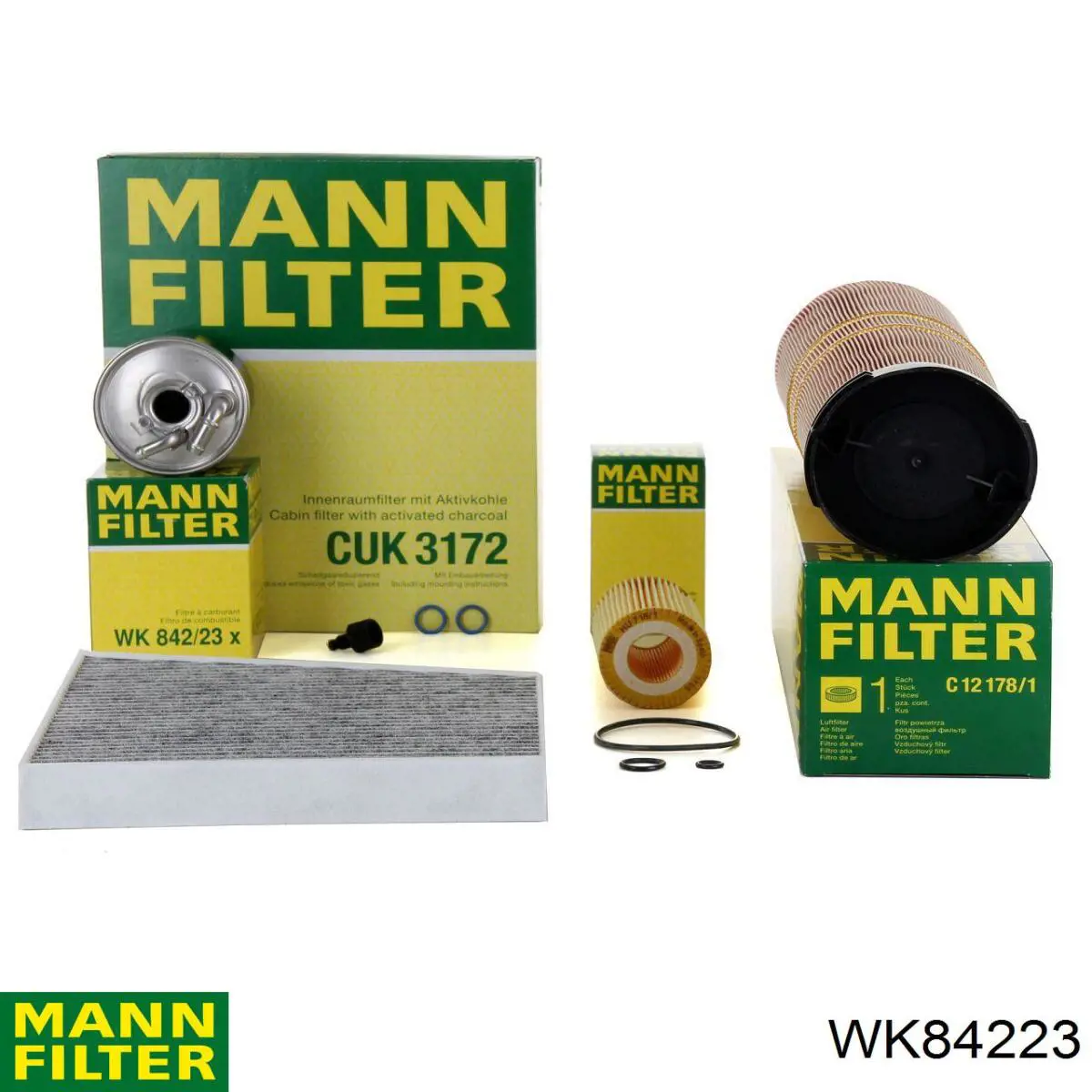 Фільтр тонкого очищення палива Mann-Filter WK84223 ціна, від 16.05 USD
