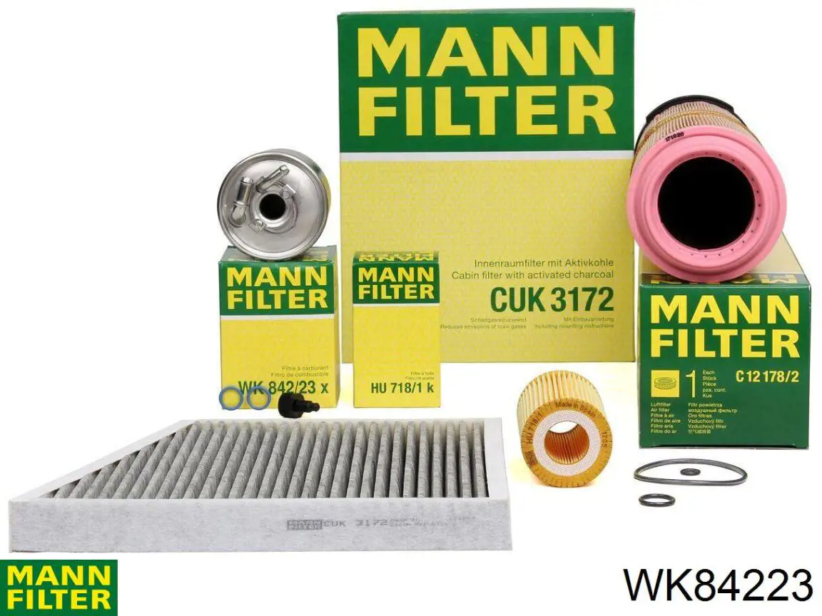 Купити WK84223 Mann-Filter Фільтр-відстійник палива грубої очистки