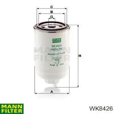 Фільтр тонкого очищення палива Mann-Filter WK8426 ціна, від 22.18 USD