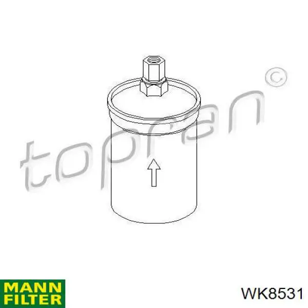 Фільтр тонкого очищення палива Mann-Filter WK8531 ціна, від 8.44 USD