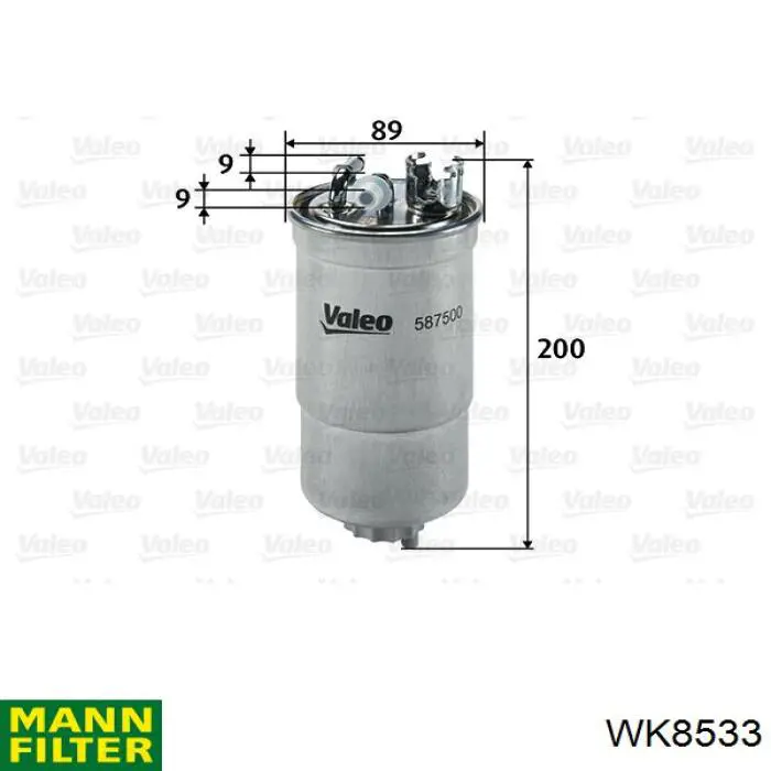 WK8533 Mann-Filter фільтр паливний