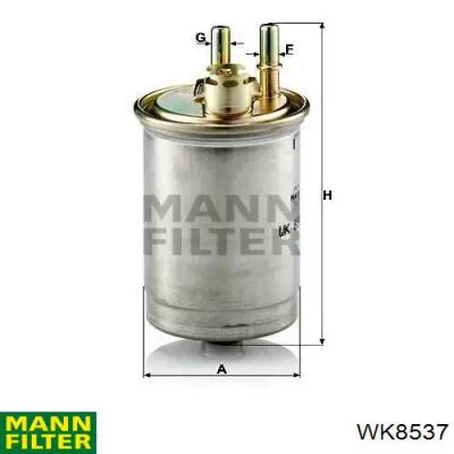 WK8537 Mann-Filter фільтр паливний