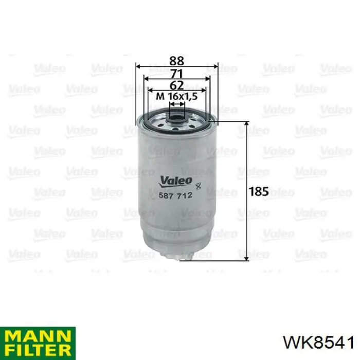 WK8541 Mann-Filter Фільтр палива