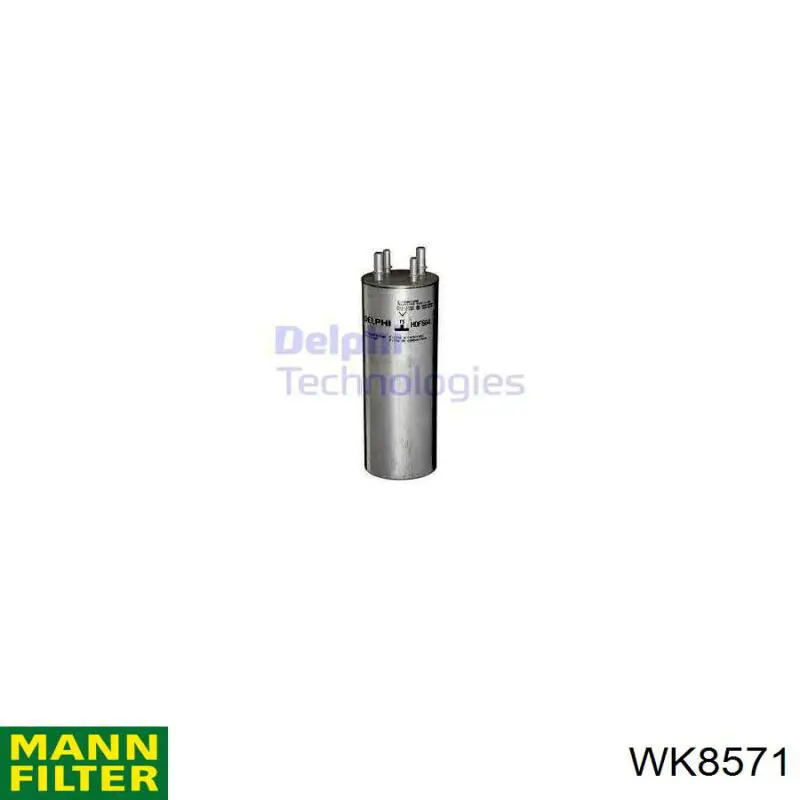 Фільтр тонкого очищення палива Mann-Filter WK8571 ціна, від 55.04 USD
