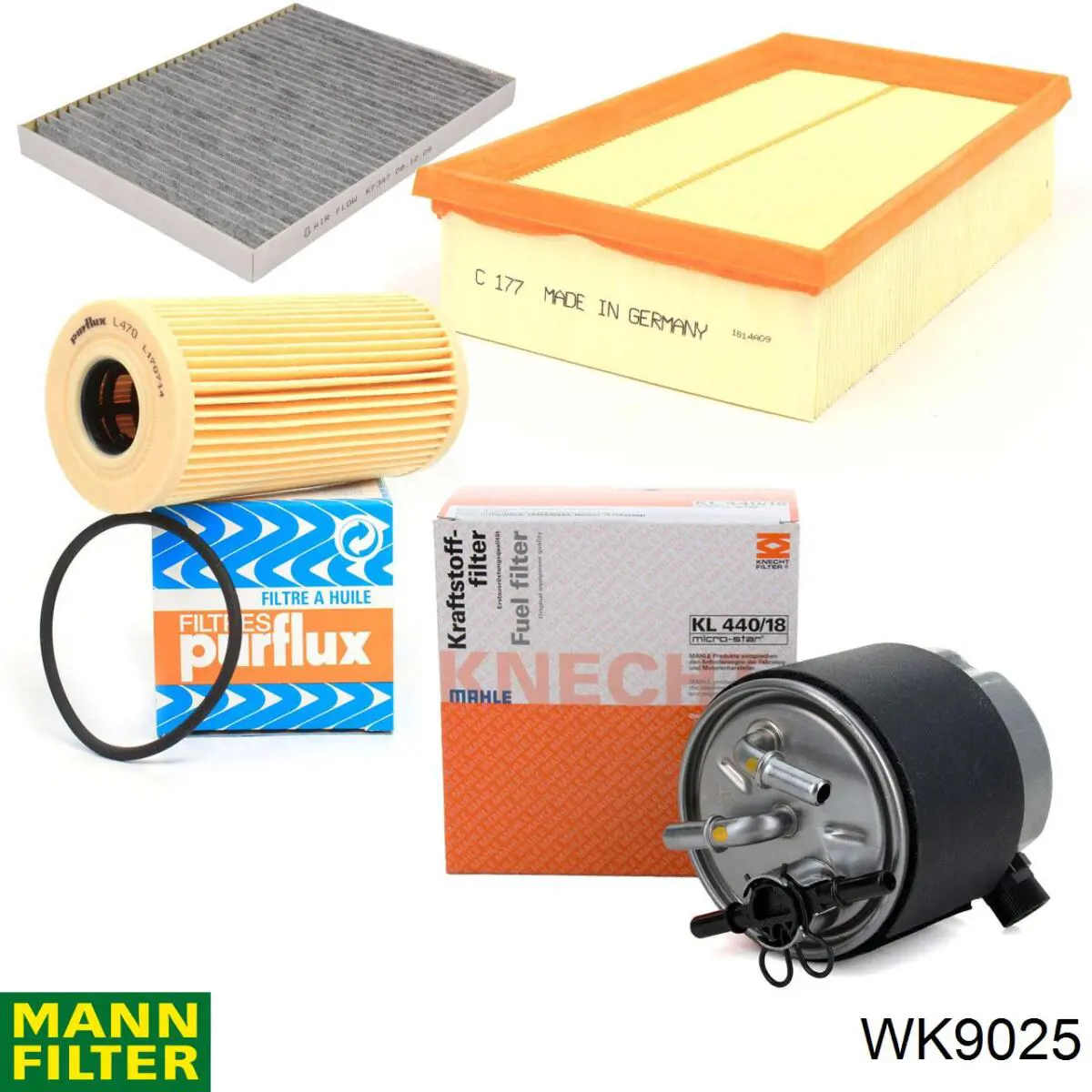 Купити WK9025 Mann-Filter Фільтр-відстійник палива грубої очистки