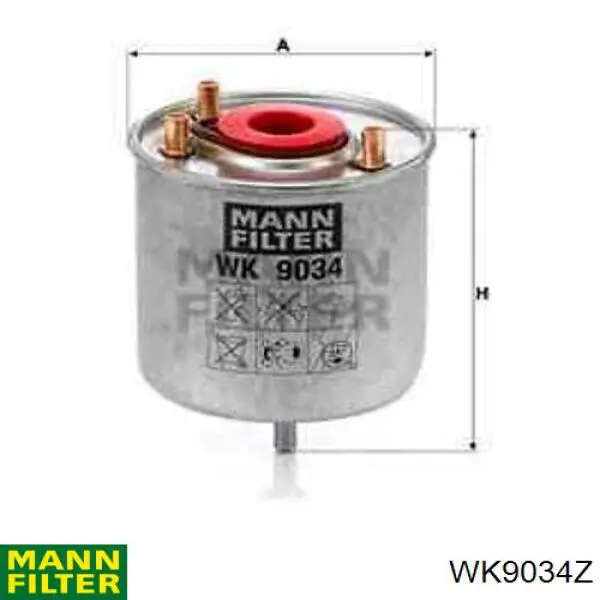 WK9034Z Mann-Filter Фільтр палива