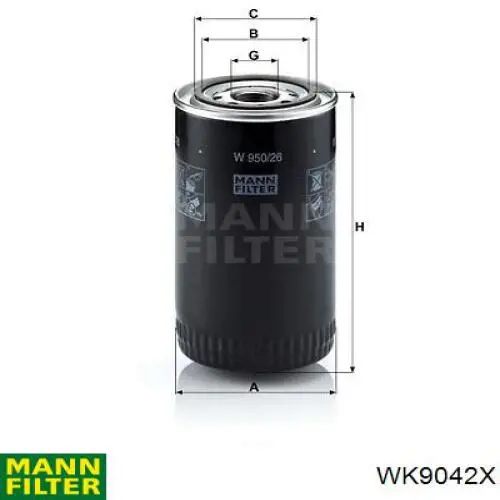 WK9042X Mann-Filter Фільтр палива