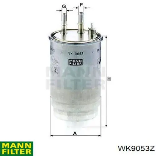 Паливний фільтр WK9053Z Mann-Filter