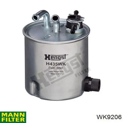 WK9206 Mann-Filter фільтр паливний