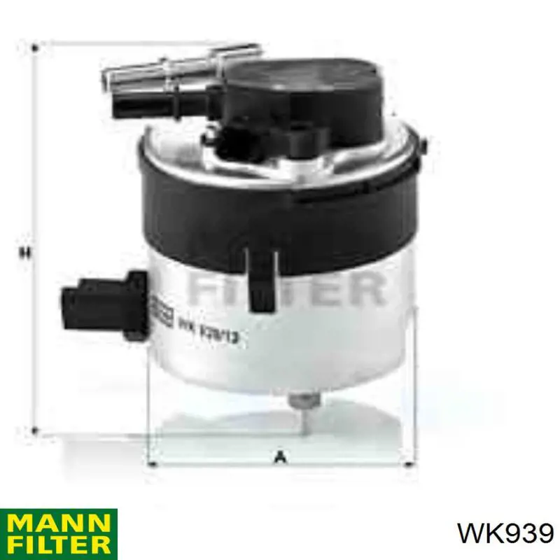WK939 Mann-Filter фільтр паливний