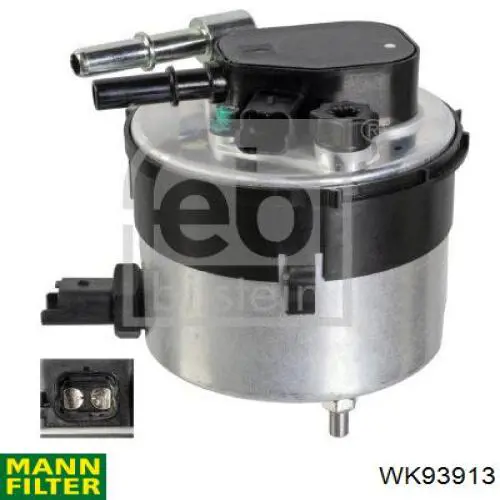 Купити WK93913 Mann-Filter Фільтр-відстійник палива грубої очистки