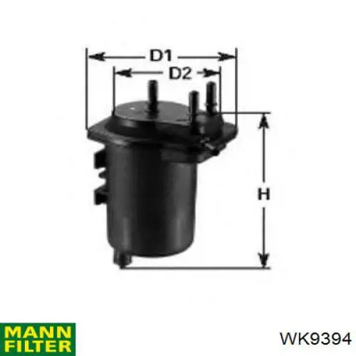 Купити WK9394 Mann-Filter Фільтр-відстійник палива грубої очистки