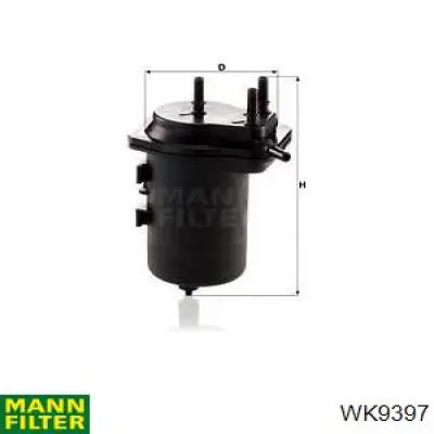 Купити WK9397 Mann-Filter Фільтр-відстійник палива грубої очистки