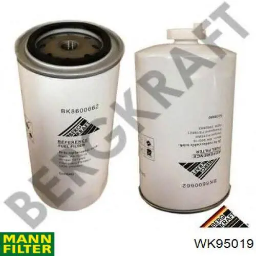 WK95019 Mann-Filter фільтр паливний