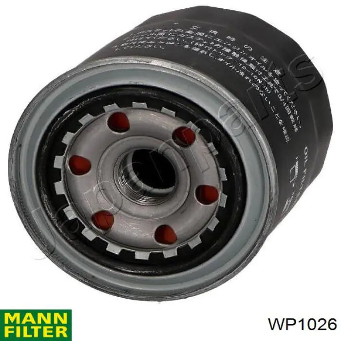 Масляний фільтр двигуна Mann-Filter WP1026 ціна, від 12.65 USD