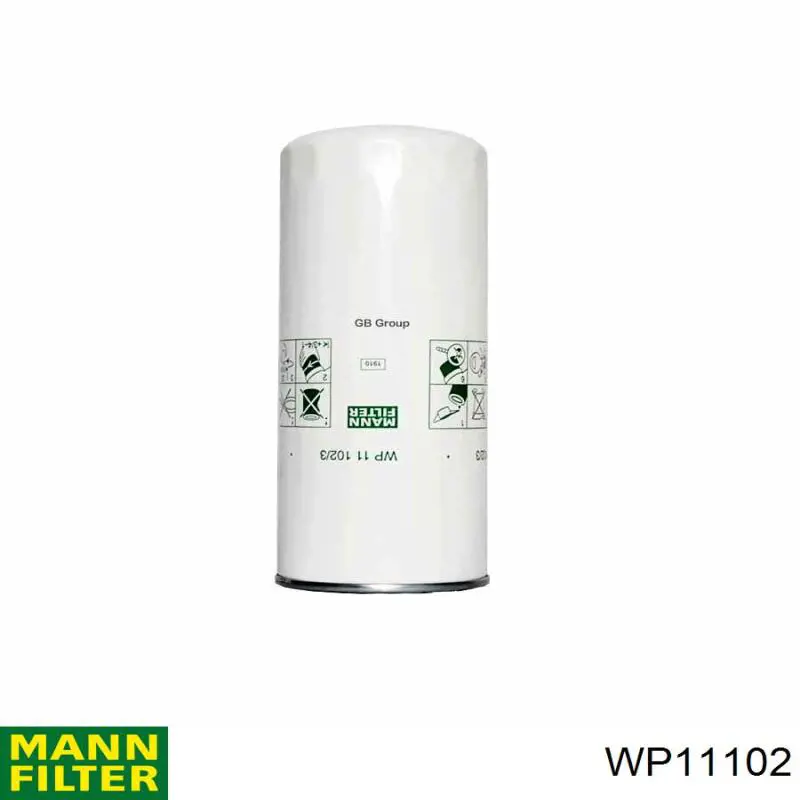 Фільтр масляний WP11102 Mann-Filter