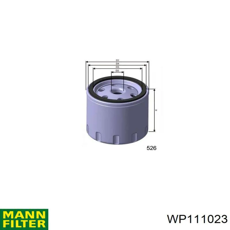Фільтр масляний Renault (RVI) 7420541379