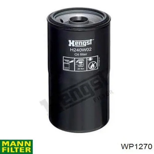 Купити WP1270 Mann-Filter Фільтр очищення масла відцентровий