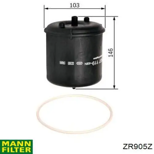 Масляний фільтр двигуна Mann-Filter ZR905Z ціна, від 37.50 USD