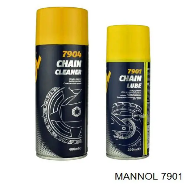 7901 Mannol Очищувач-мастило ланцюгів мотоциклів