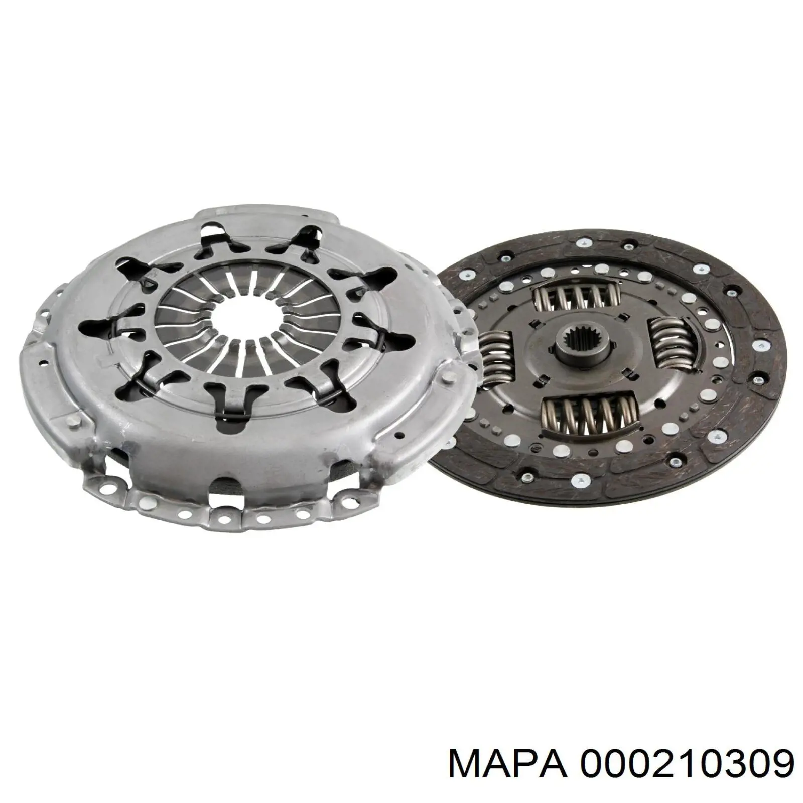 Комплект зчеплення (3 частини) Mapa 000210309 ціна, від 73.78 USD