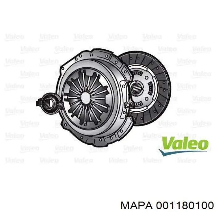 Купити 205007 Peugeot/Citroen Комплект зчеплення (диск, корзина, підшипник)