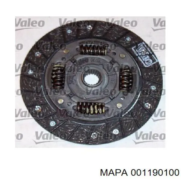 Комплект зчеплення (3 частини) VALEO 6804 ціна, від 64.26 USD